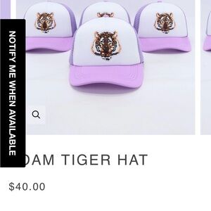 Purple Tiger Hat